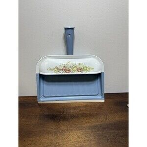 Spice Of Life Country Blue Dustpan Metal Ballonoff Cleveland USA Vintage Cottage